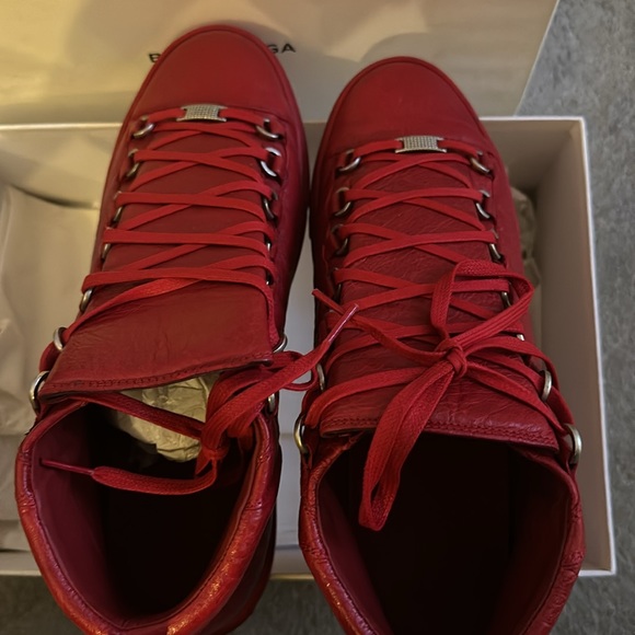 Balenciaga red designer sneakers 100 % authentic - Picture 8 of 8